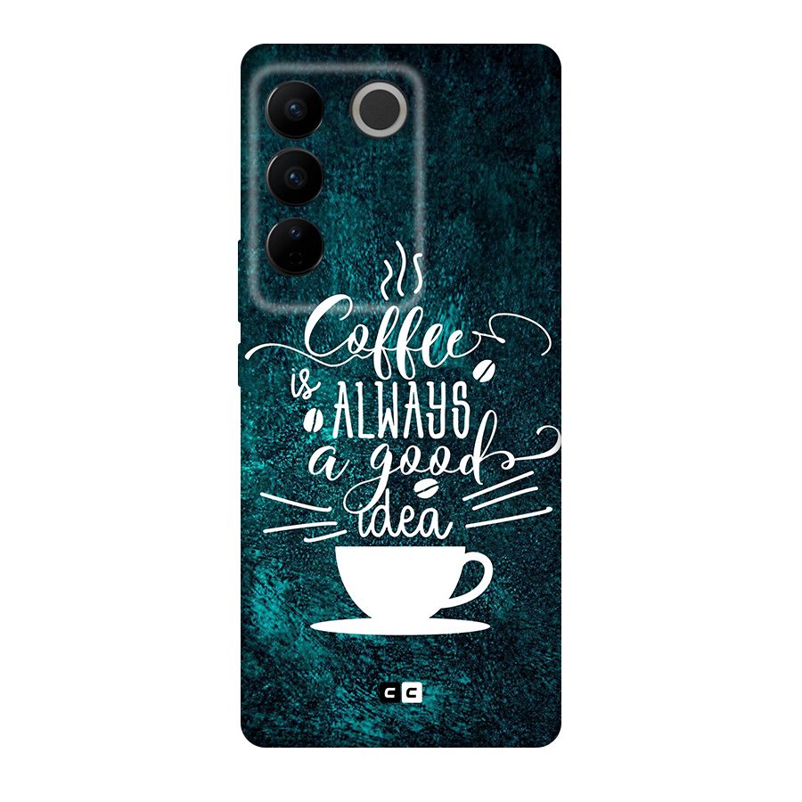 Always Coffee Original Polycarbonate Back Case for Vivo V27