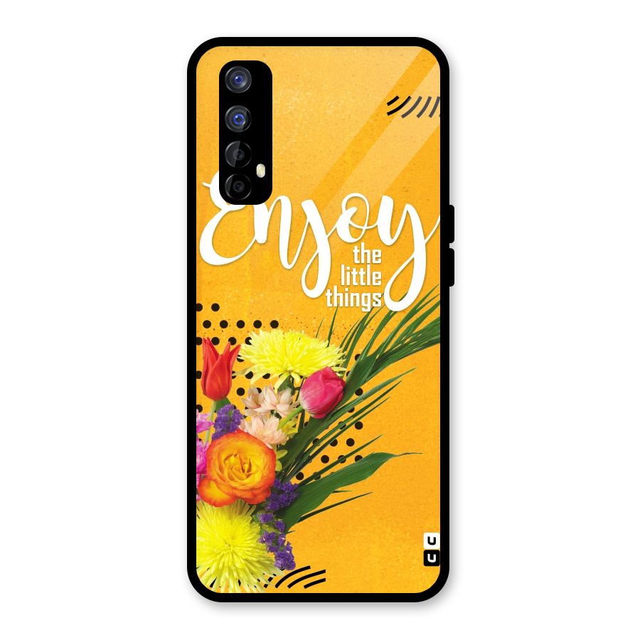 Always Enjoy Little Things Glass Back Case for Realme 7