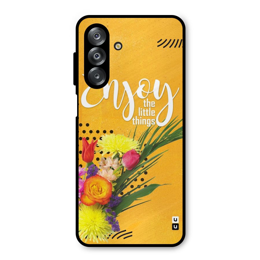 Always Enjoy Little Things Metal Back Case for Galaxy A26