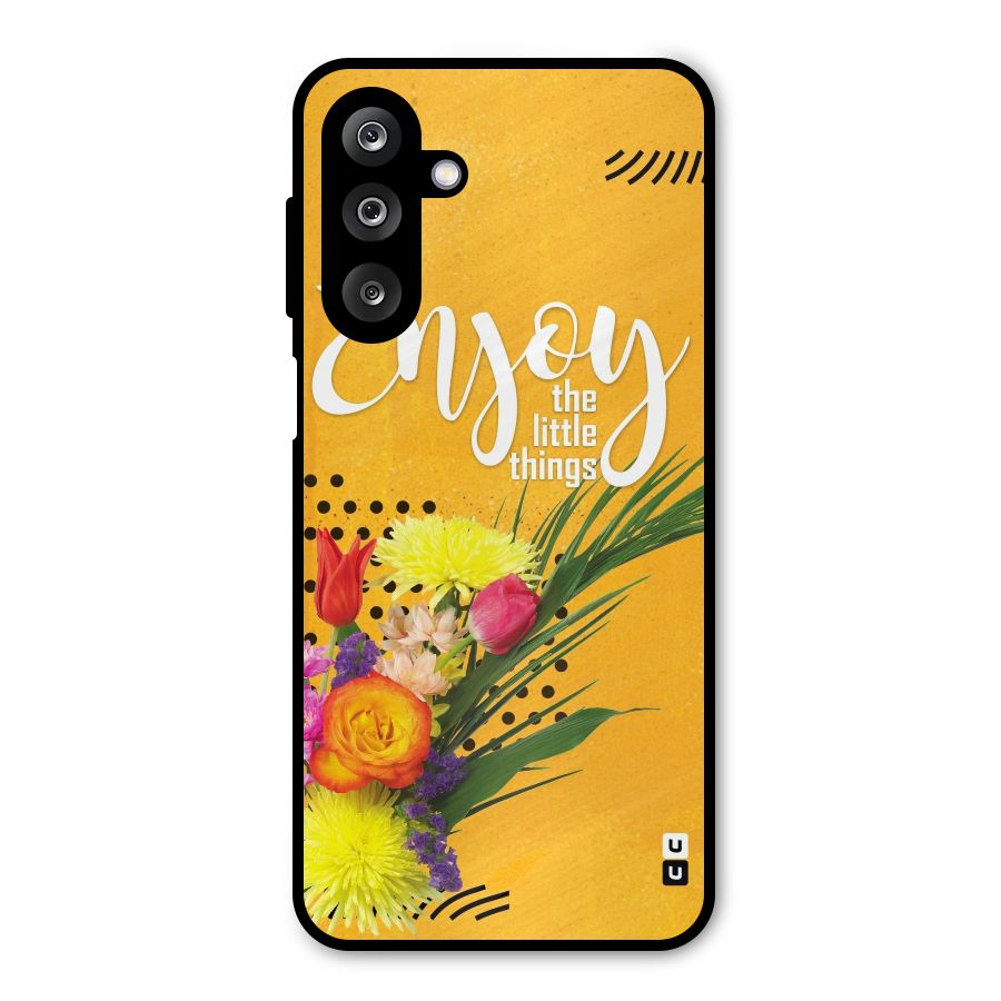 Always Enjoy Little Things Metal Back Case for Galaxy M36