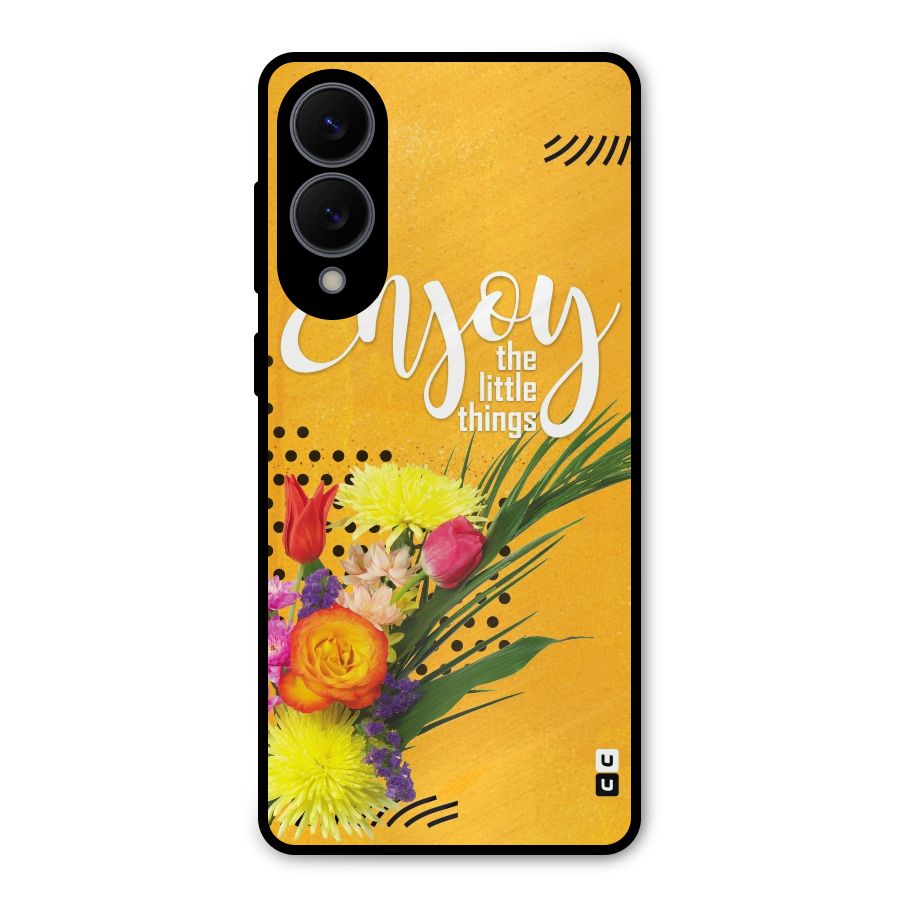 Always Enjoy Little Things Metal Back Case for Galaxy S25 Edge