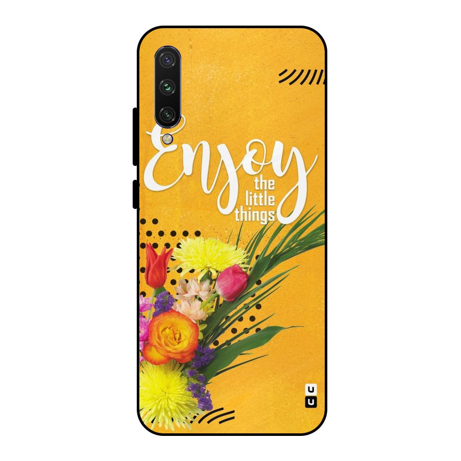 Always Enjoy Little Things Metal Back Case for Mi A3