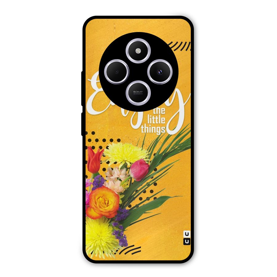 Always Enjoy Little Things Metal Back Case for Poco M7