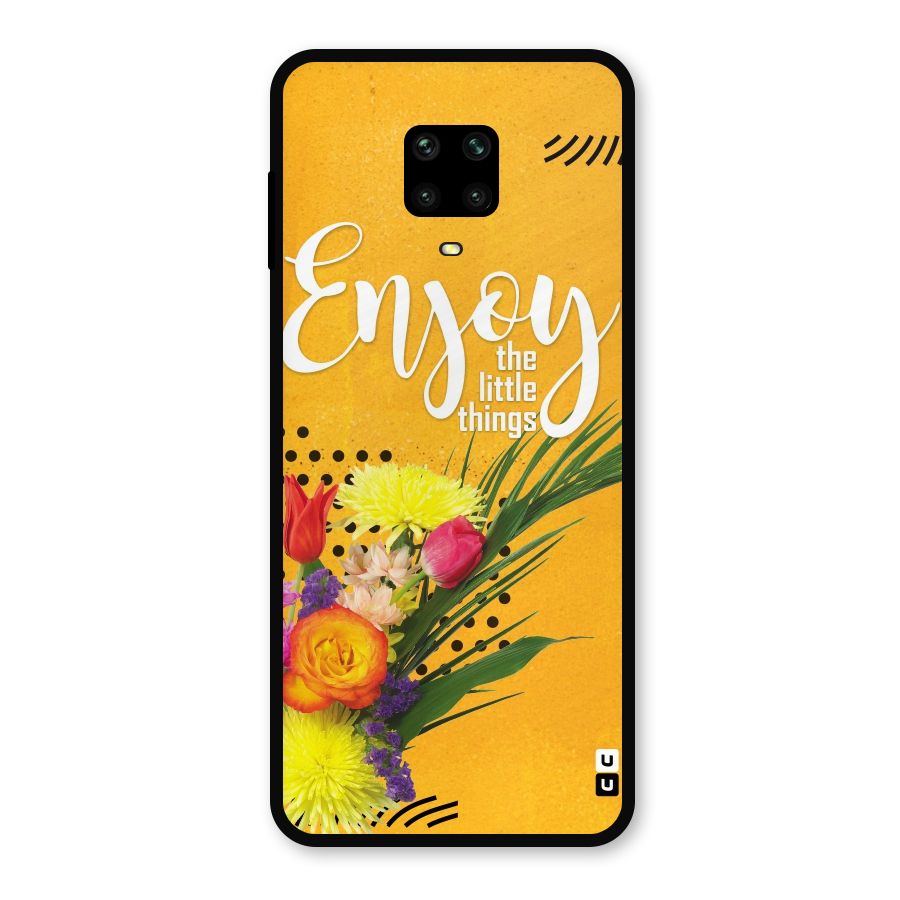 Always Enjoy Little Things Metal Back Case for Redmi Note 10 Lite