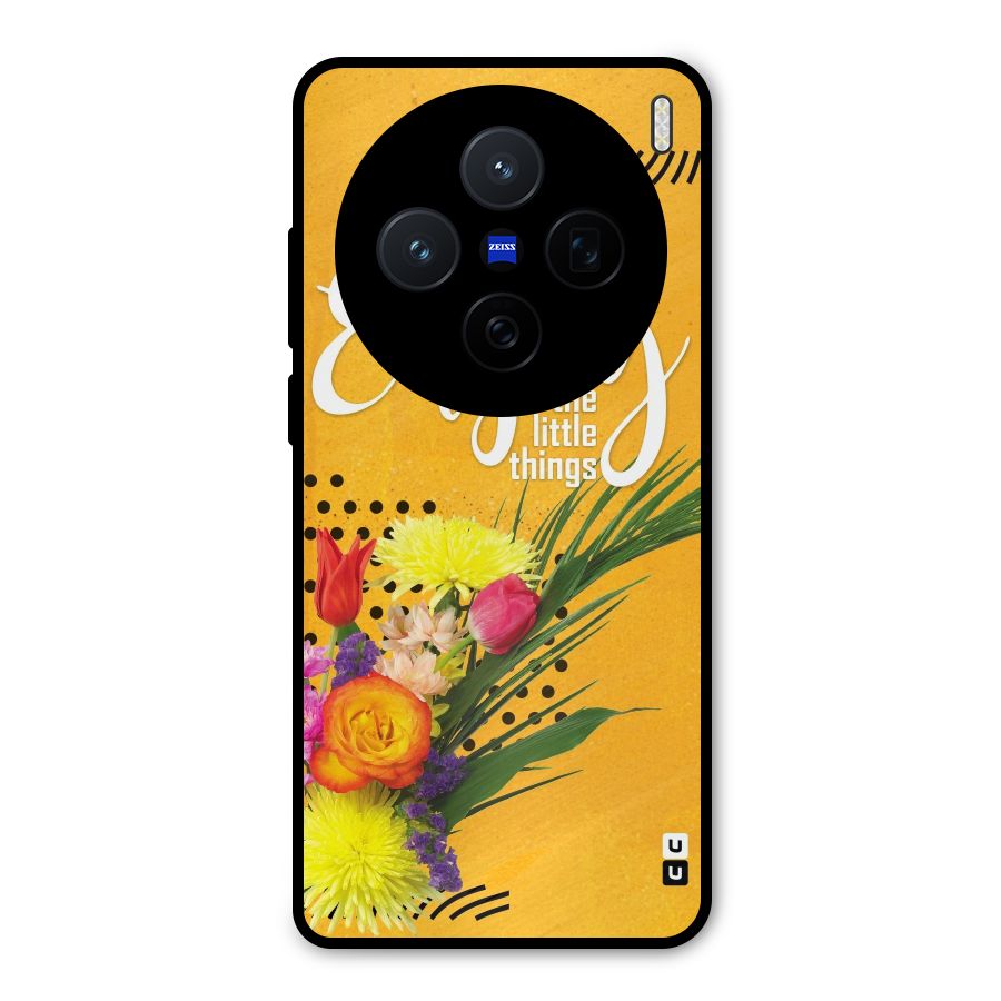 Always Enjoy Little Things Metal Back Case for Vivo X200