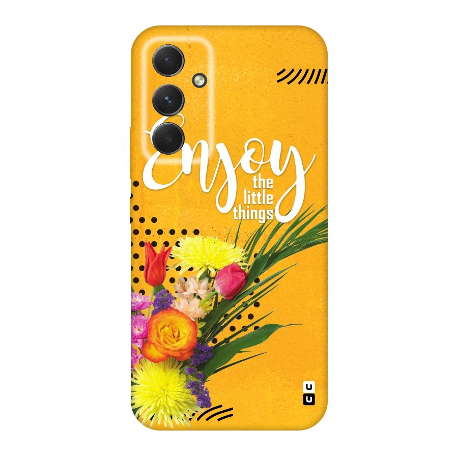 Always Enjoy Little Things Original Polycarbonate Back Case for Galaxy A54