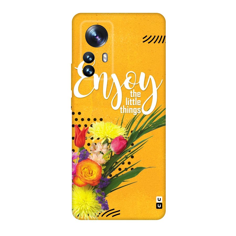 Always Enjoy Little Things Original Polycarbonate Back Case for Xiaomi 12 Pro