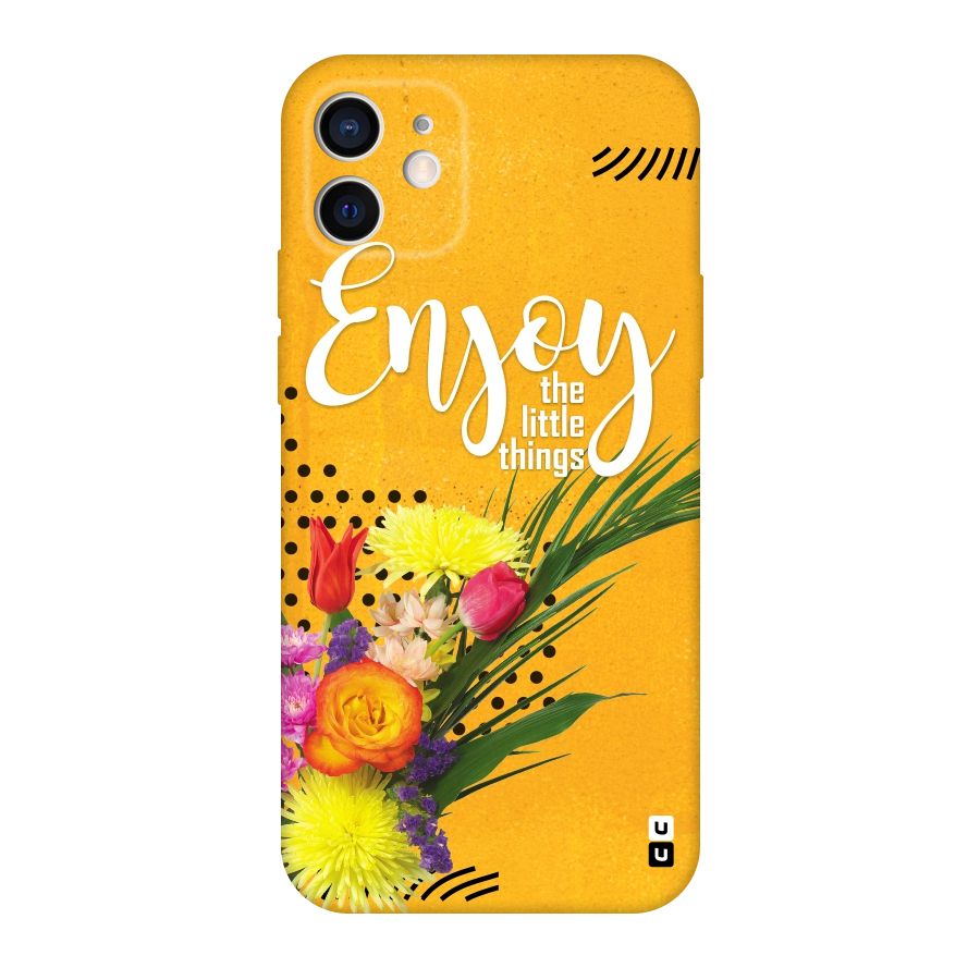 Always Enjoy Little Things Original Polycarbonate Back Case for iPhone 12