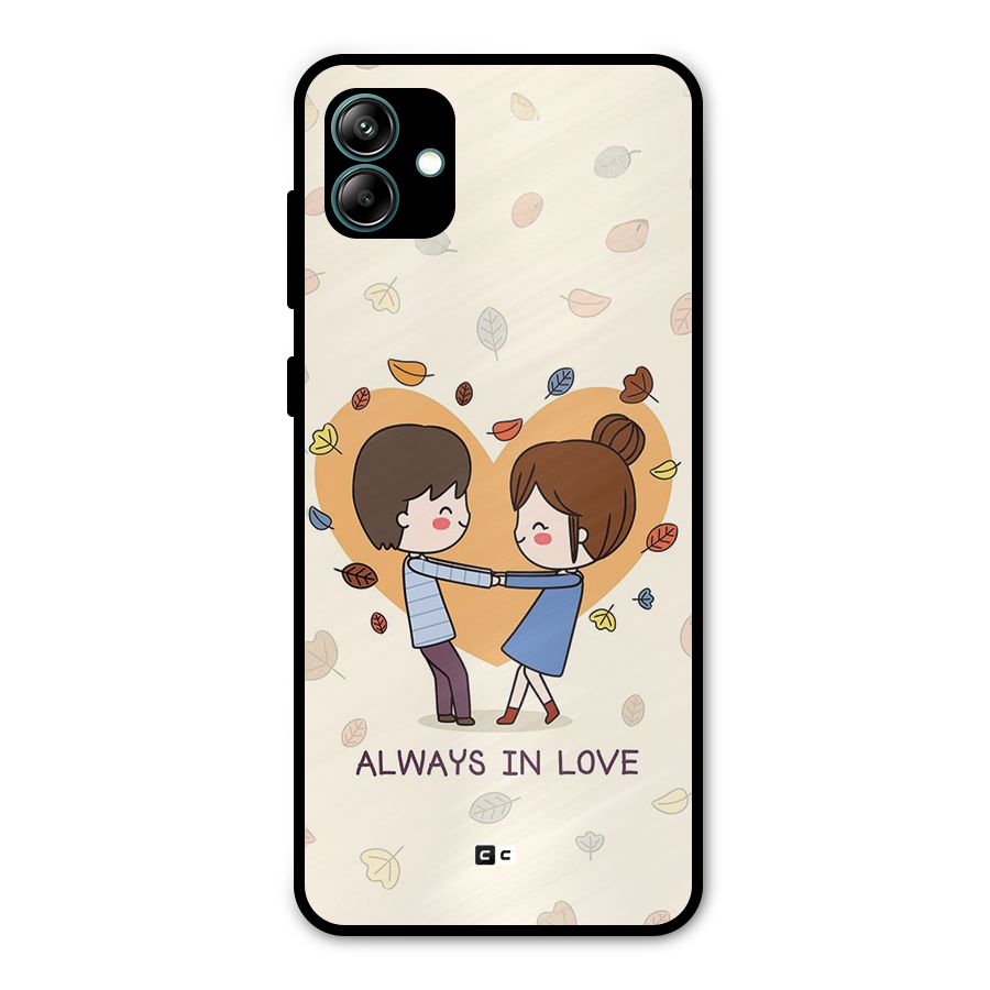 Always In Love Metal Back Case for Galaxy A04