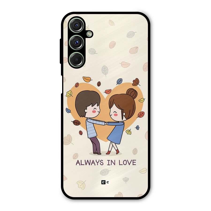 Always In Love Metal Back Case for Galaxy F34