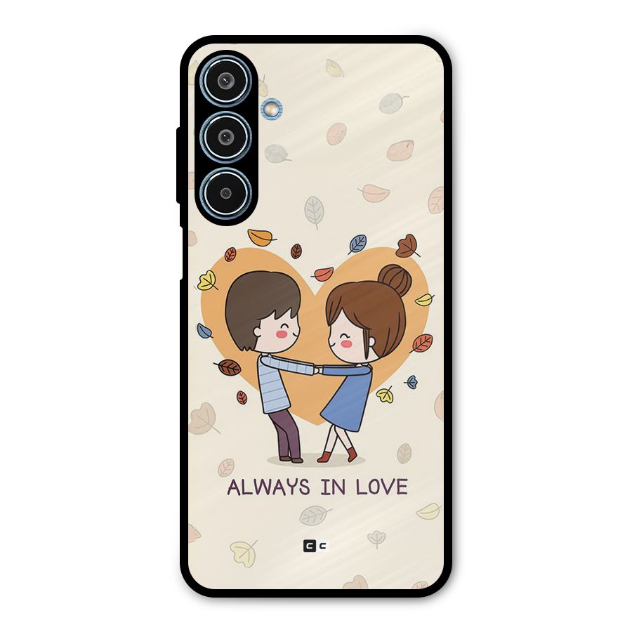 Always In Love Metal Back Case for Galaxy M35