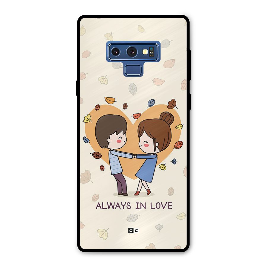 Always In Love Metal Back Case for Galaxy Note 9