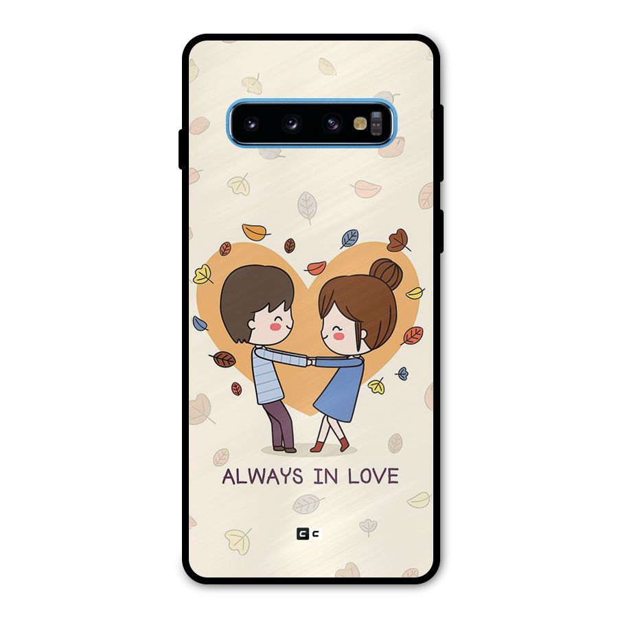 Always In Love Metal Back Case for Galaxy S10