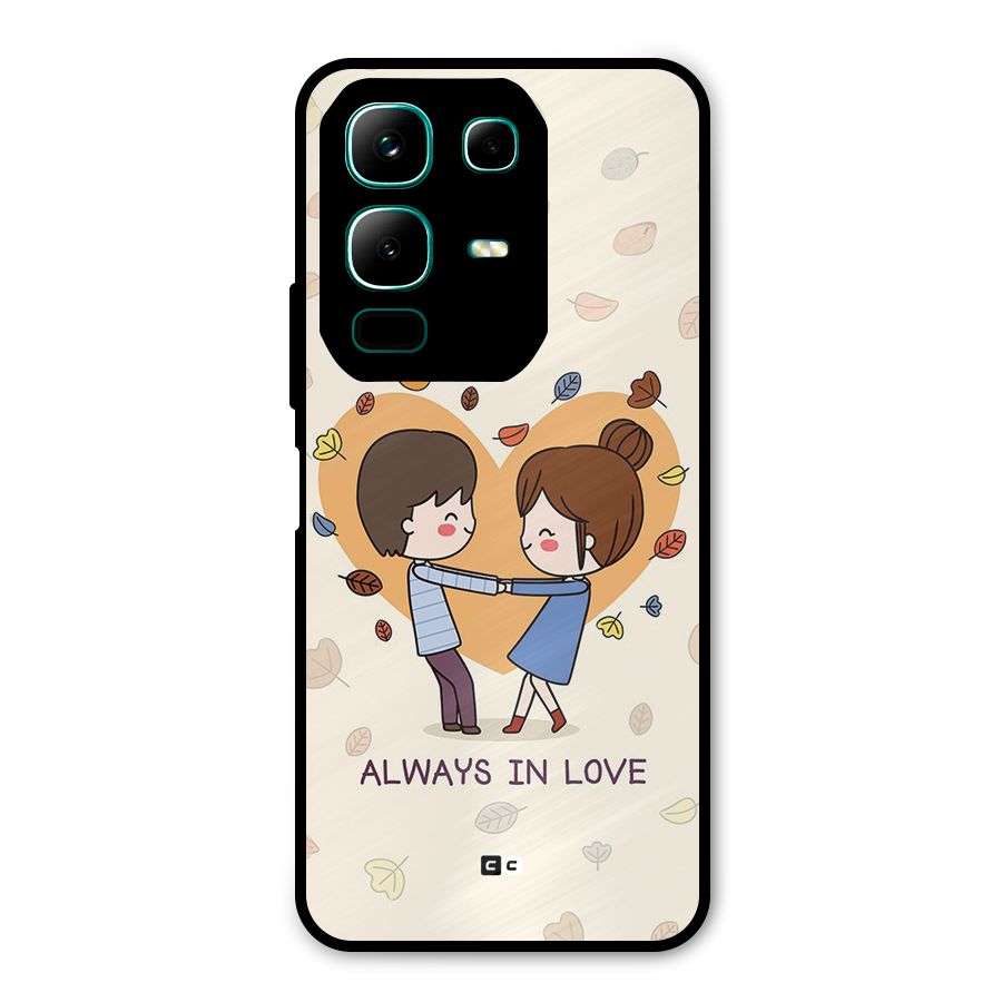 Always In Love Metal Back Case for Infinix Note 50x