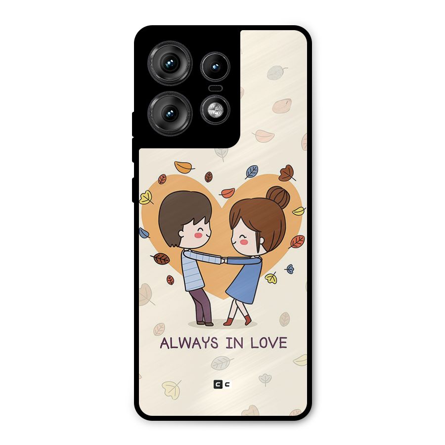 Always In Love Metal Back Case for Motorola Edge 50 Pro