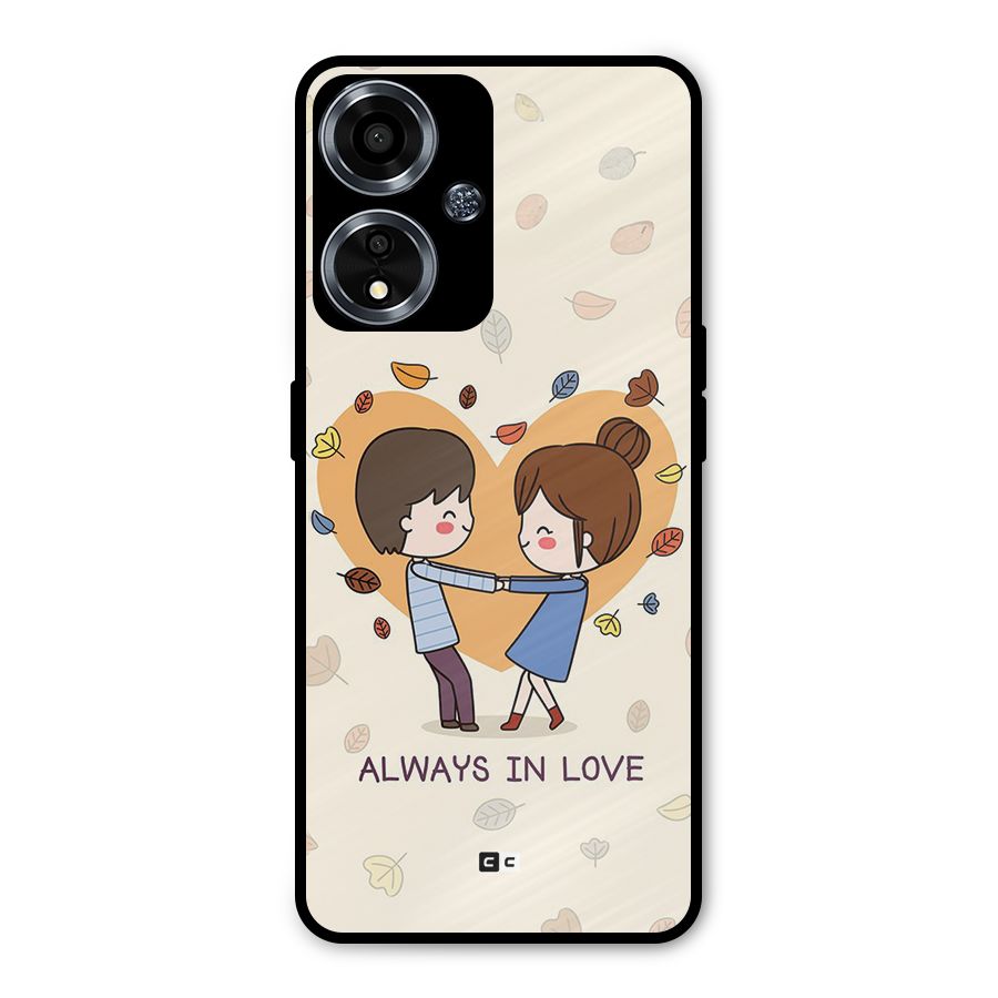 Always In Love Metal Back Case for Oppo A59