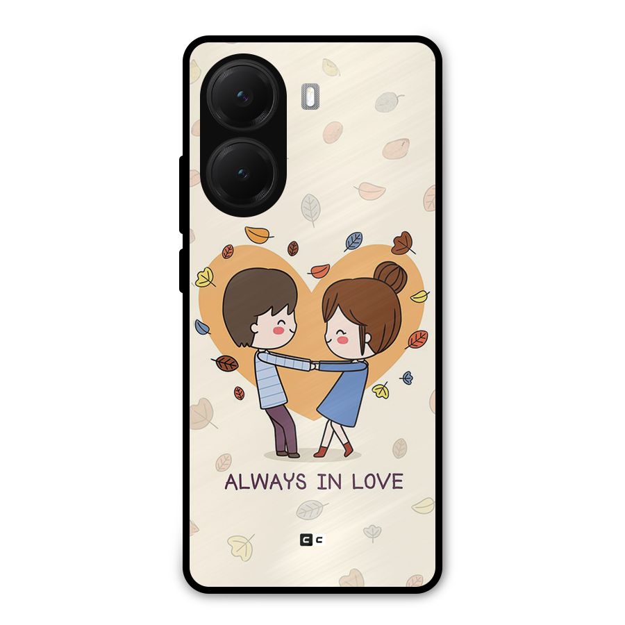 Always In Love Metal Back Case for Poco X7 Pro