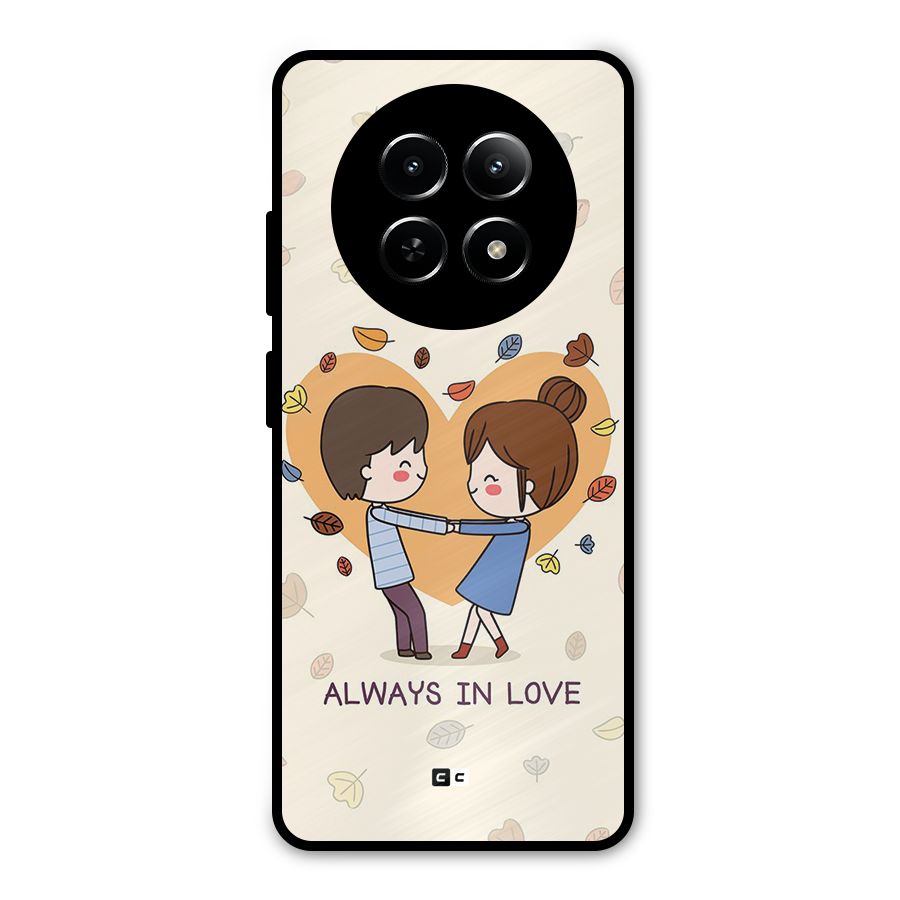 Always In Love Metal Back Case for Realme 12 5G