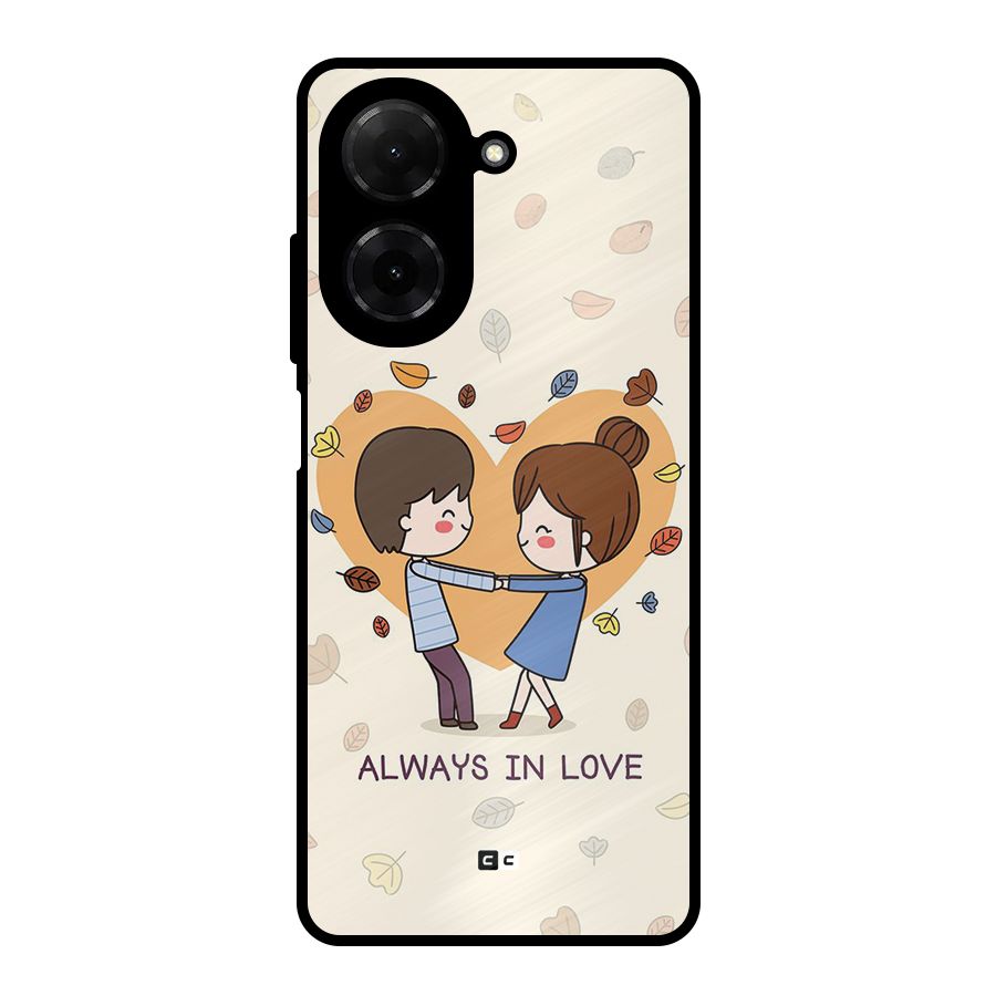 Always In Love Metal Back Case for Redmi A5 4G