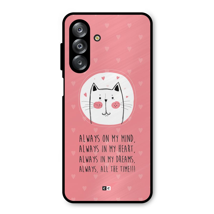 Always In Mind Metal Back Case for Galaxy A26
