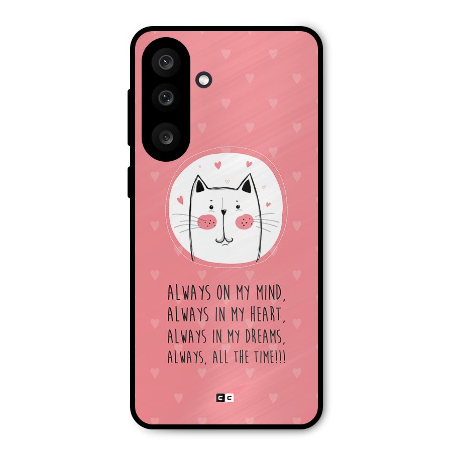 Always In Mind Metal Back Case for Galaxy M56