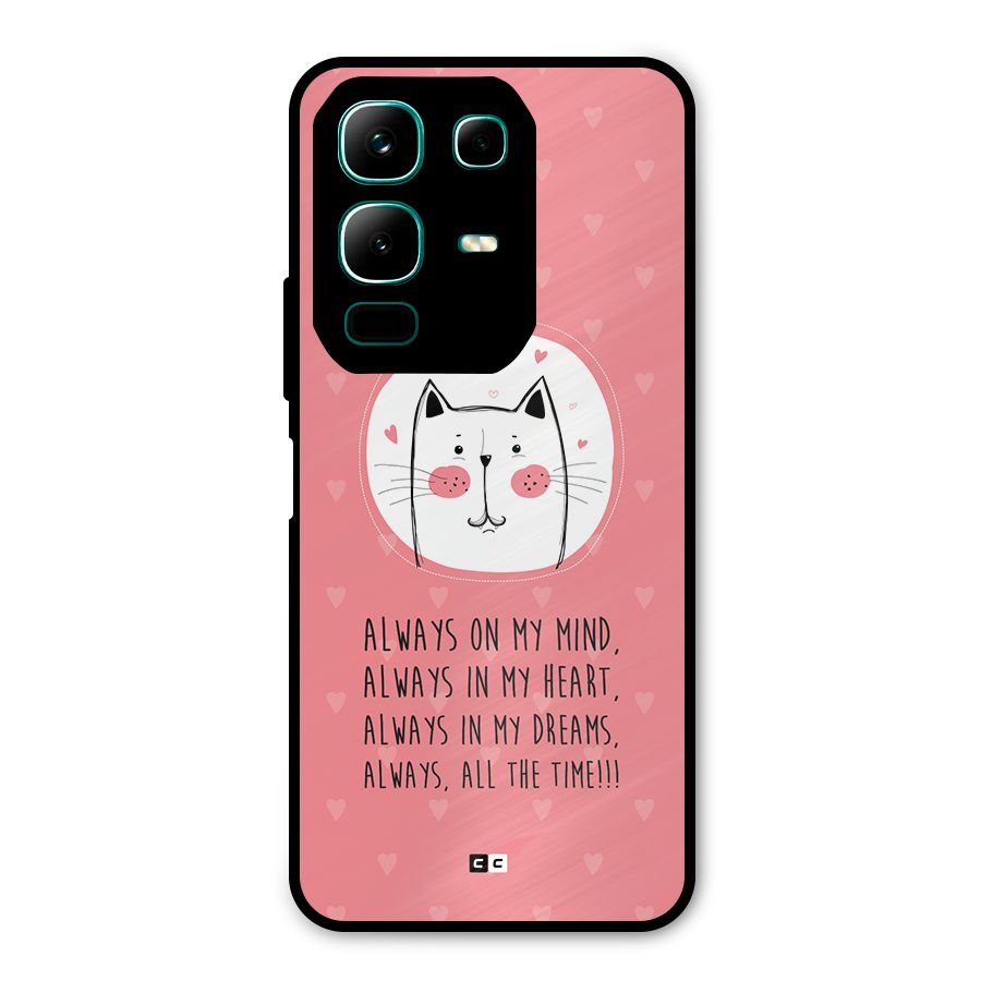 Always In Mind Metal Back Case for Infinix Note 50x