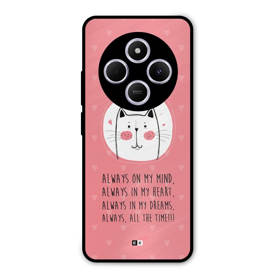 Always In Mind Metal Back Case for Poco C75 5G
