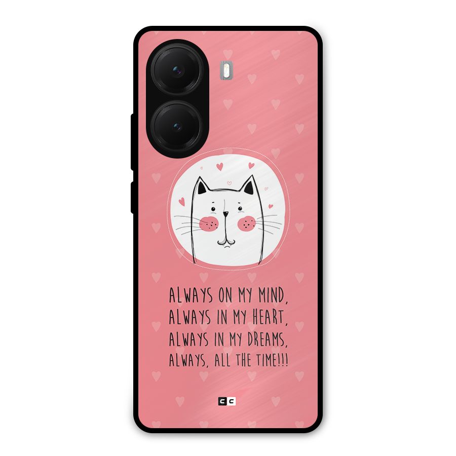 Always In Mind Metal Back Case for Poco X7 Pro