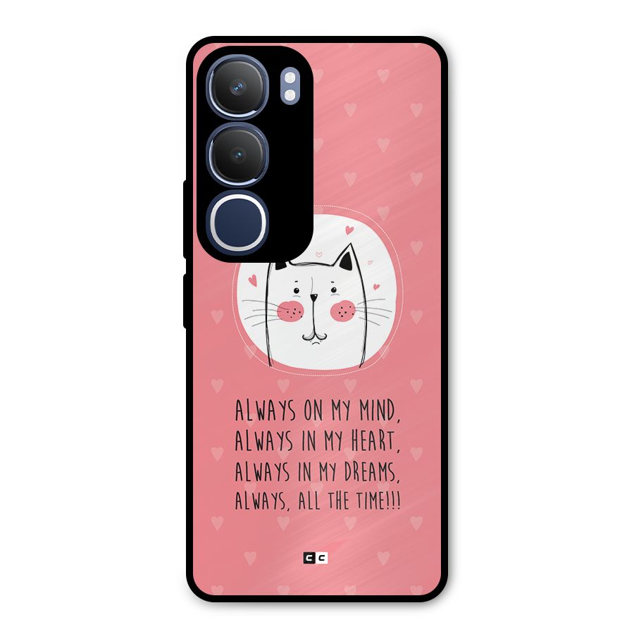 Always In Mind Metal Back Case for Vivo Y29