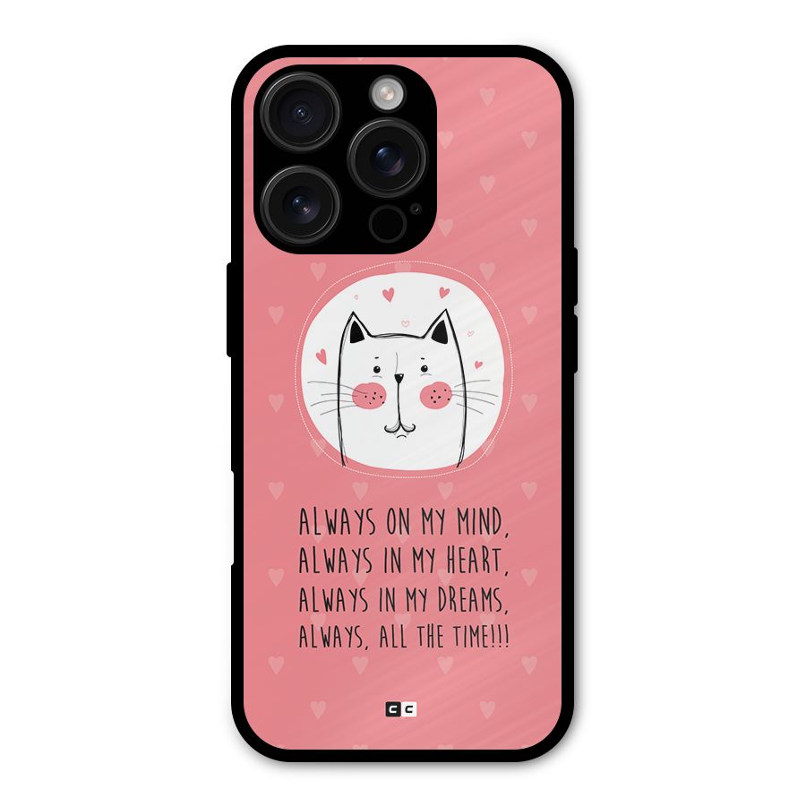 Always In Mind Metal Back Case for iPhone 16 Pro