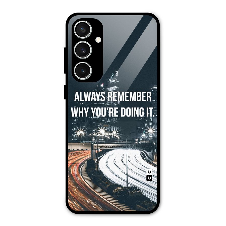 Always Remember Glass Back Case for Galaxy S23 FE