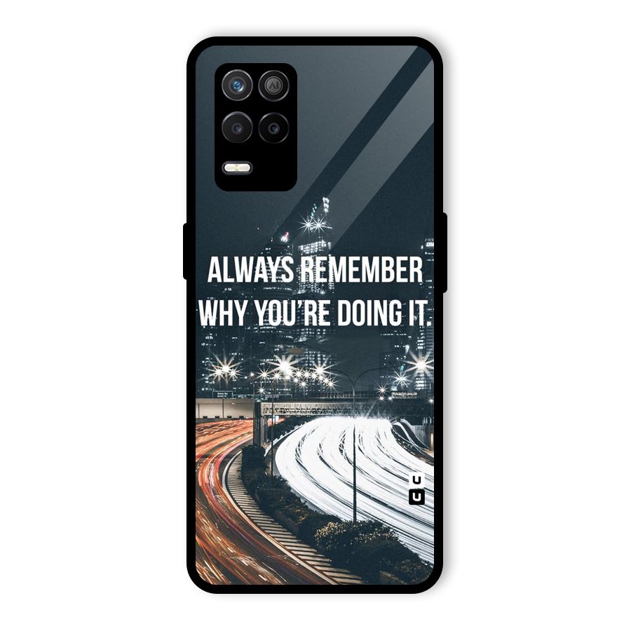 Always Remember Glass Back Case for Realme 8s 5G