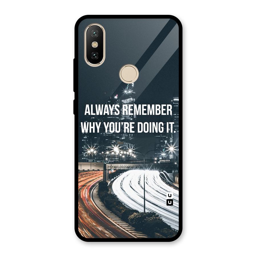 Always Remember Glass Back Case for Redmi A2