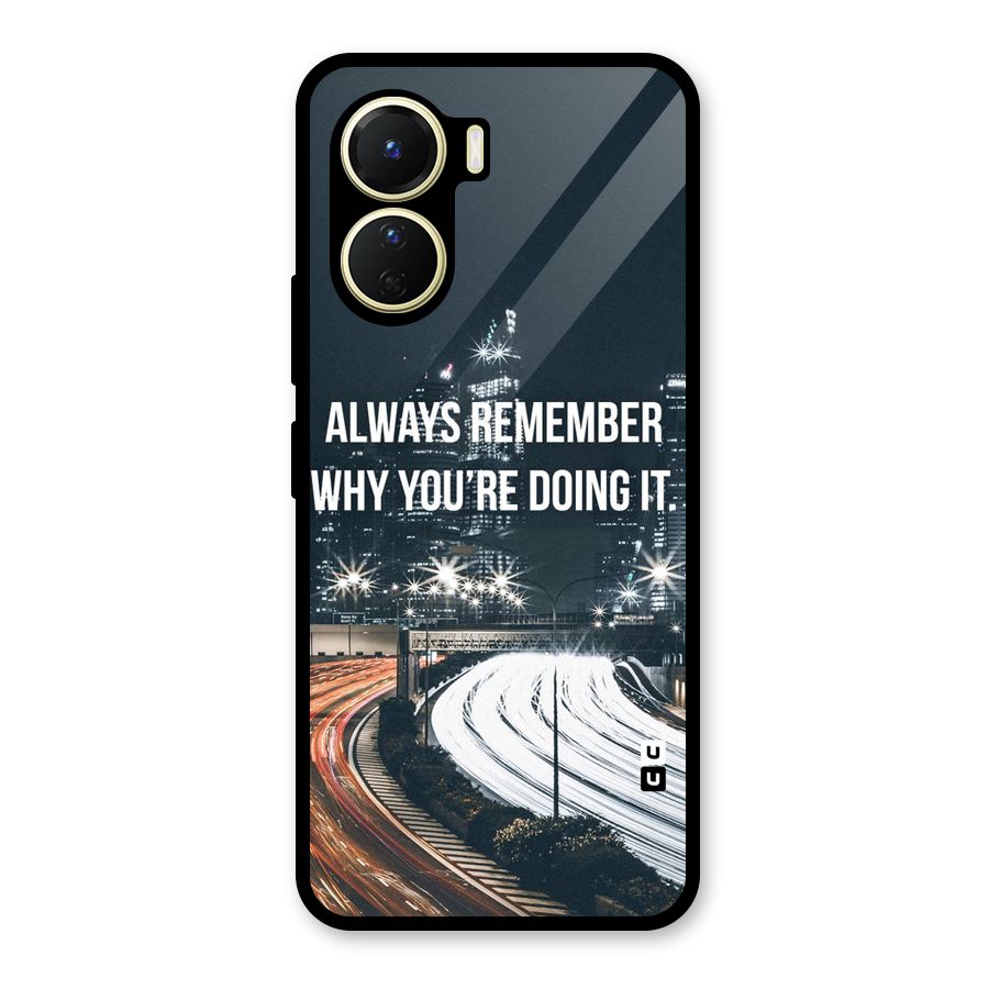 Always Remember Glass Back Case for Vivo Y56