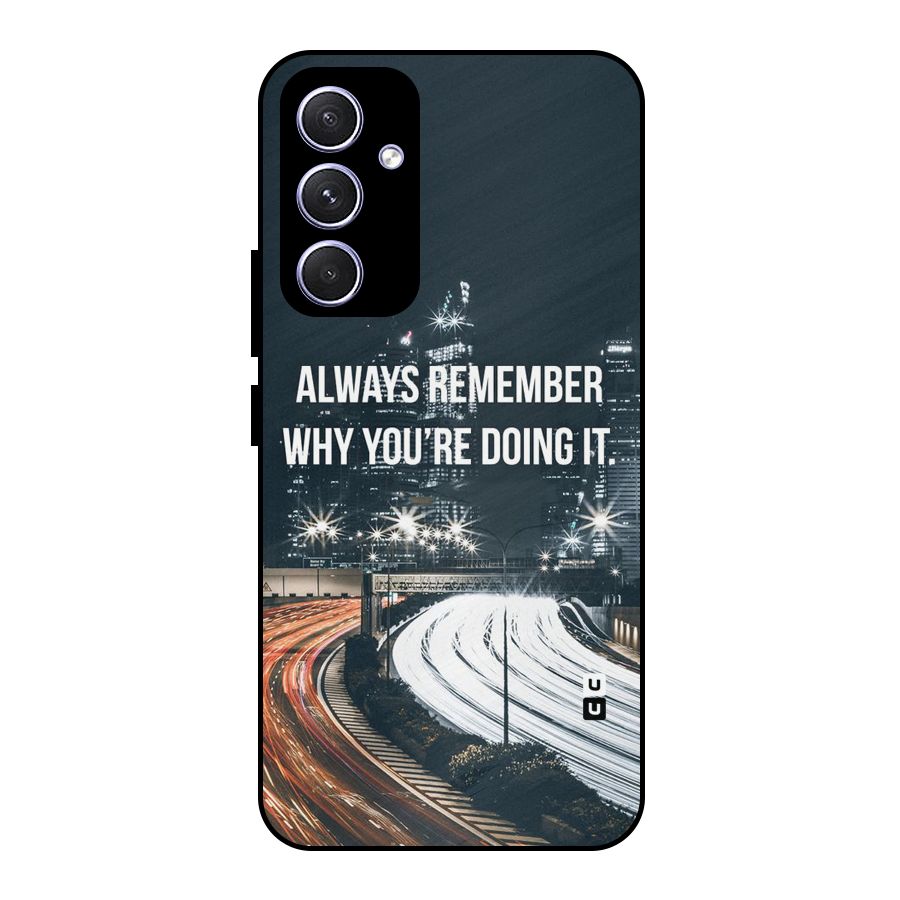 Always Remember Metal Back Case for Galaxy A54