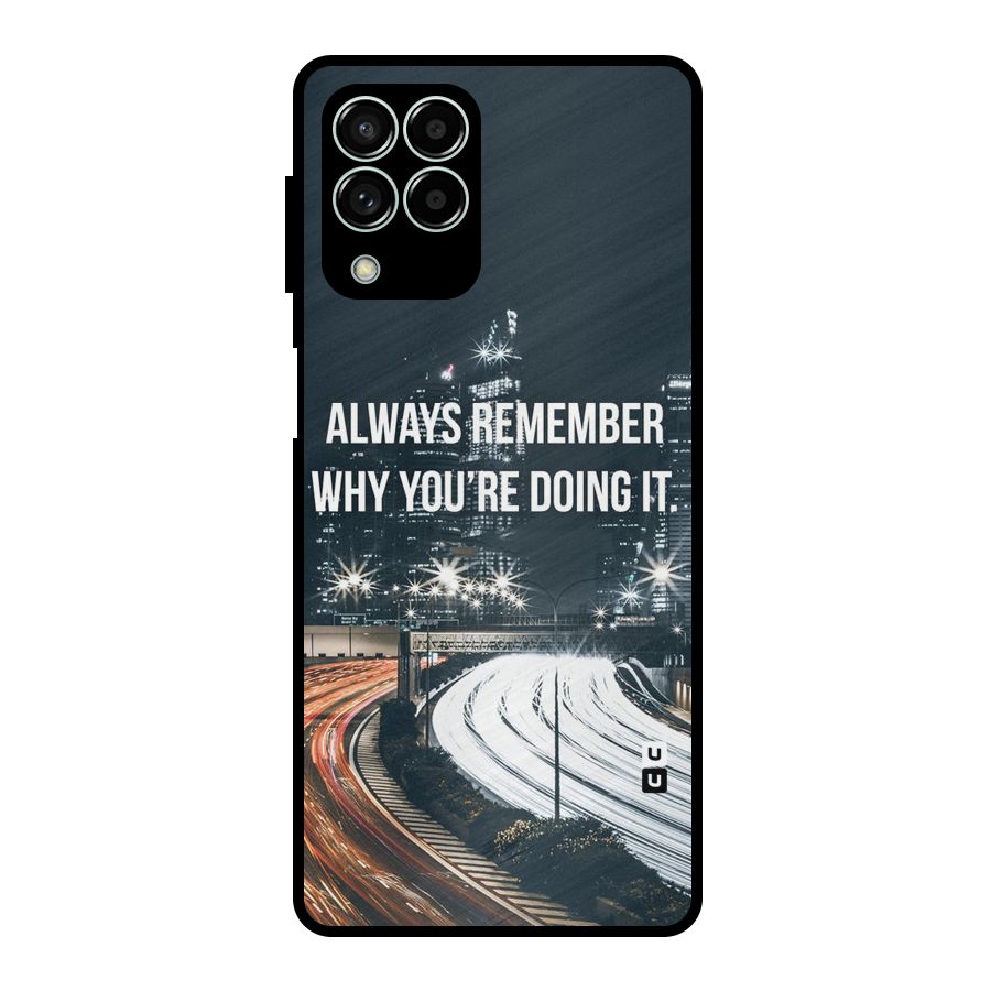 Always Remember Metal Back Case for Galaxy M33