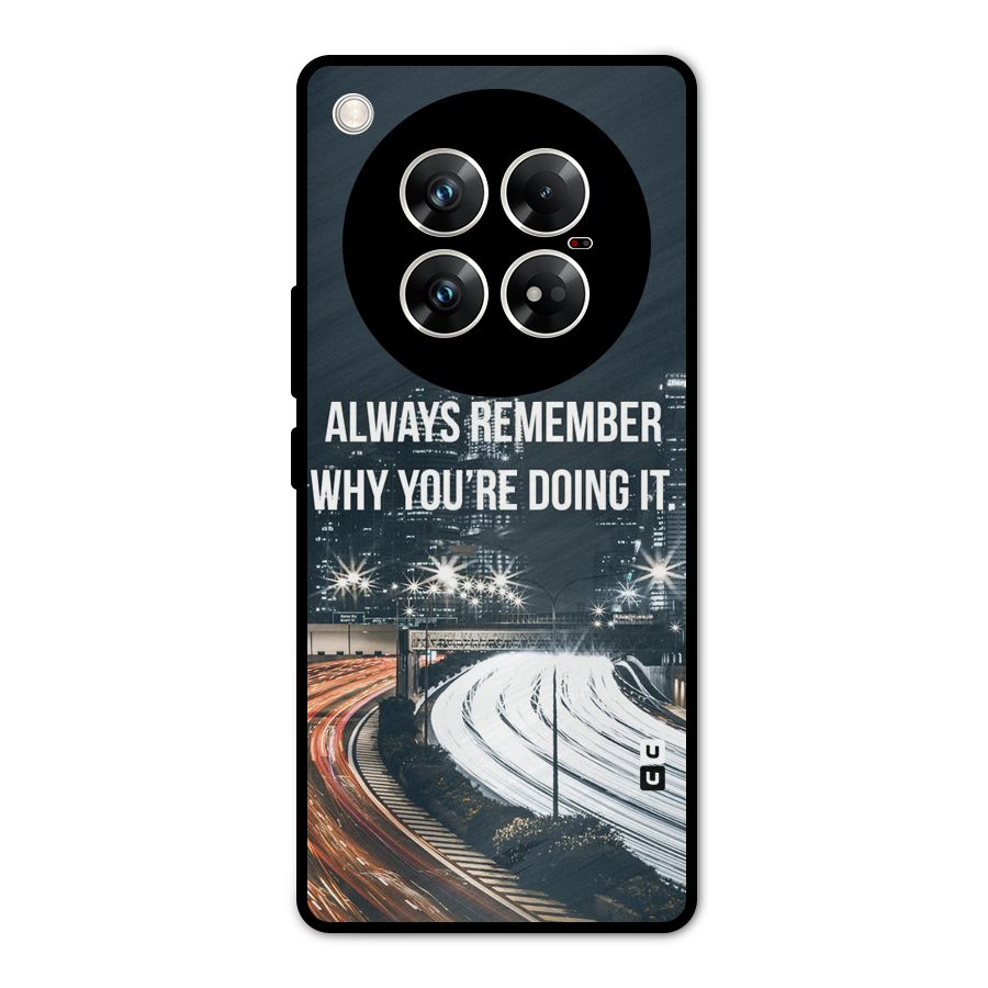 Always Remember Metal Back Case for Infinix Zero 40 5G