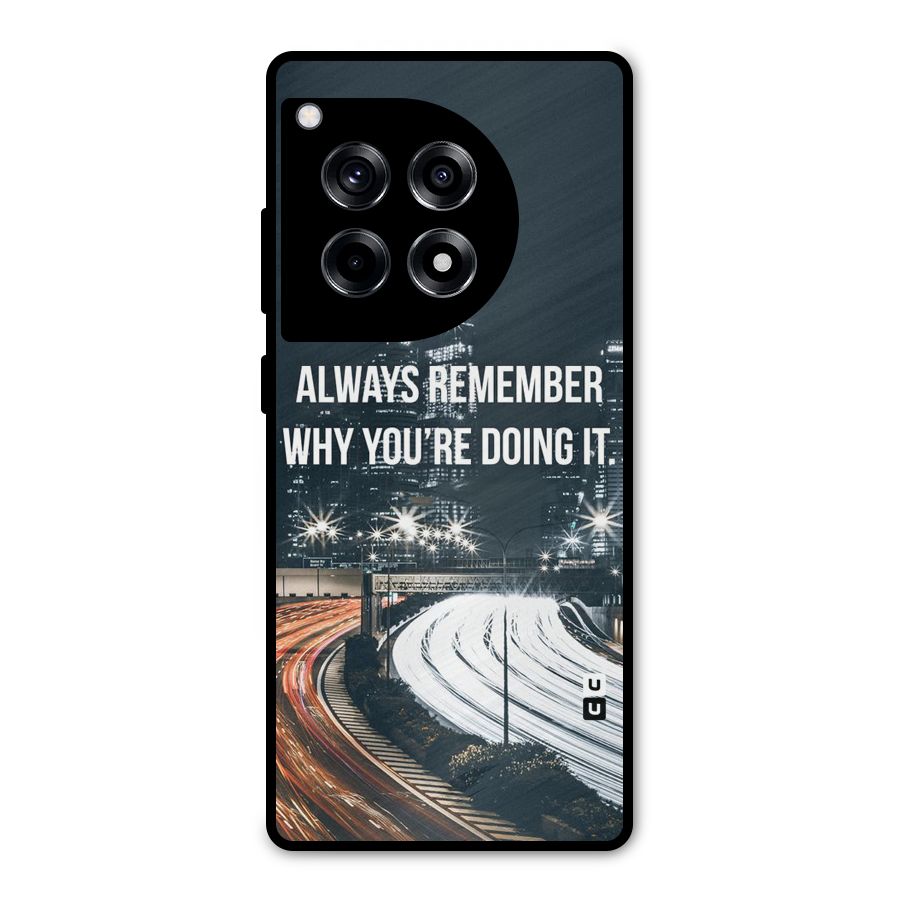 Always Remember Metal Back Case for OnePlus 12R