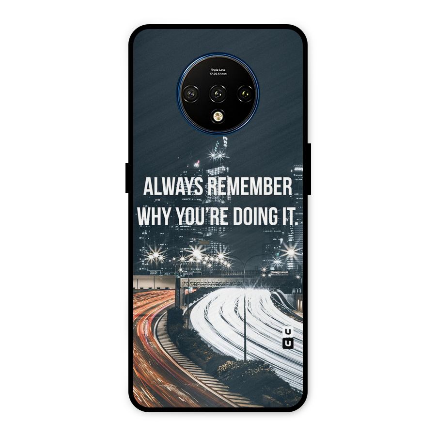 Always Remember Metal Back Case for OnePlus 7T