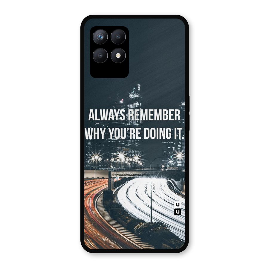 Always Remember Metal Back Case for Realme 8i