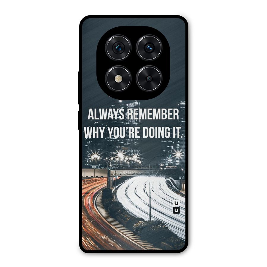Always Remember Metal Back Case for Redmi Note 14 Pro 5G