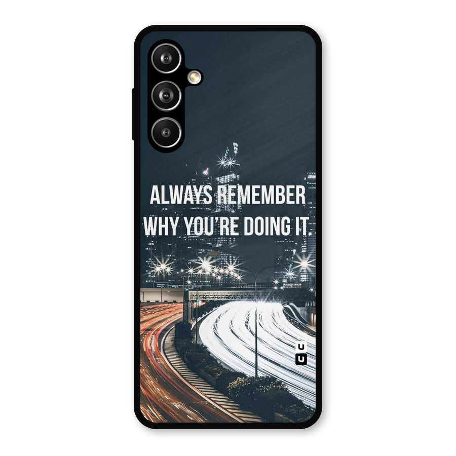 Always Remember Metal Back Case for Samsung Galaxy M54