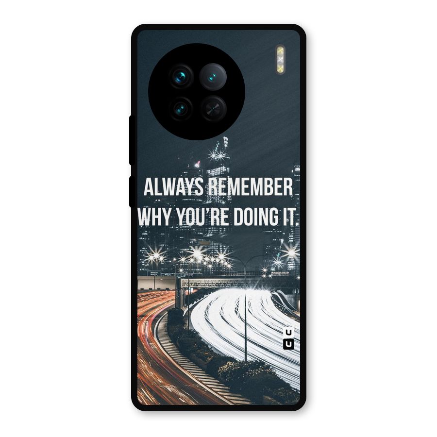 Always Remember Metal Back Case for Vivo X90