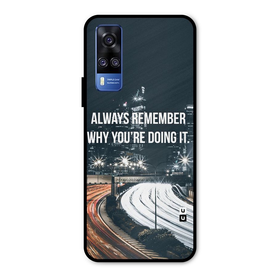 Always Remember Metal Back Case for Vivo Y51A