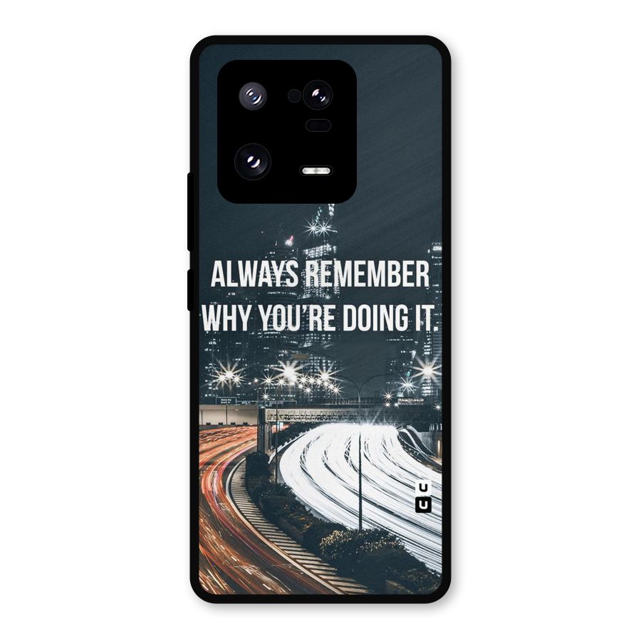 Always Remember Metal Back Case for Xiaomi 13 Pro