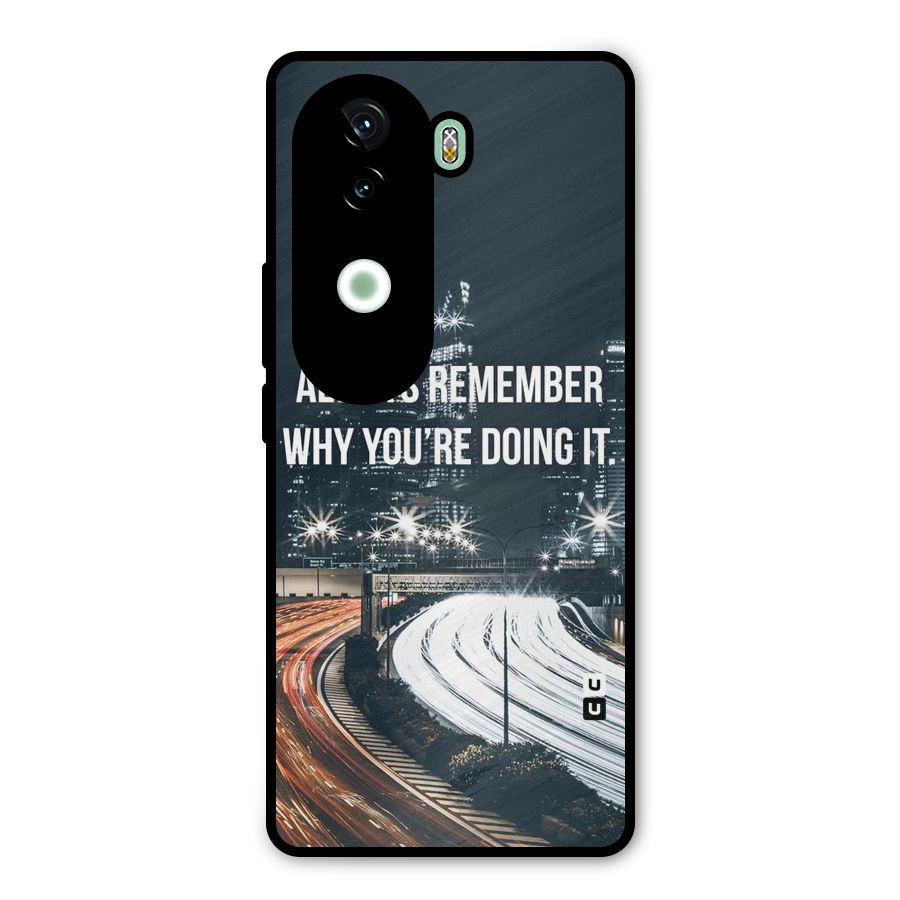 Always Remember Metal Back Case for iQOO Z9s