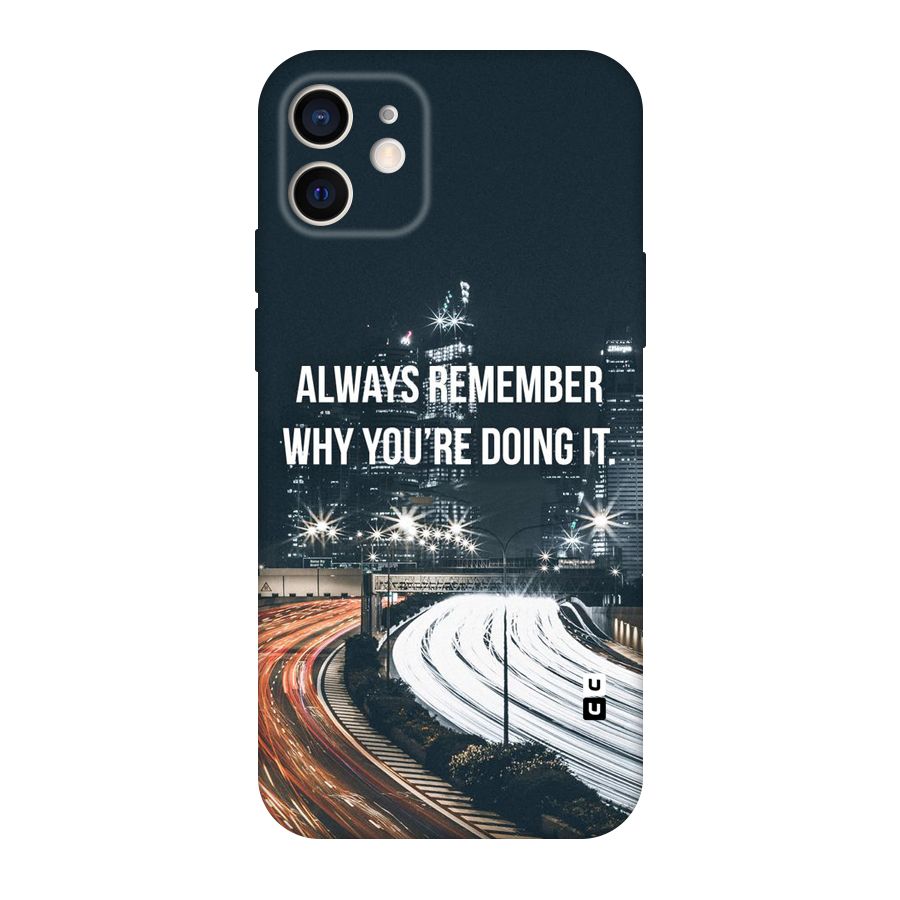 Always Remember Original Polycarbonate Back Case for iPhone 12