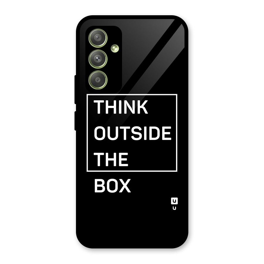 Always Think Outside Glass Back Case for Galaxy A54