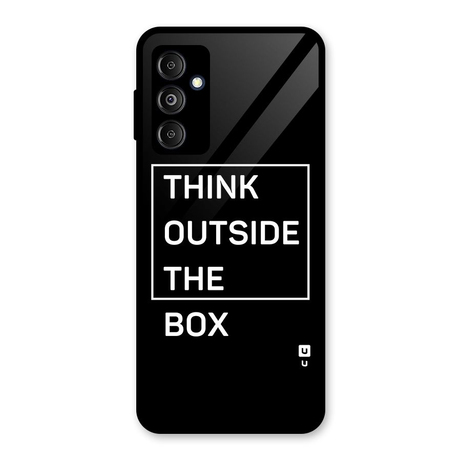 Always Think Outside Glass Back Case for Galaxy M14 5G