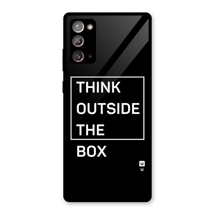 Always Think Outside Glass Back Case for Galaxy Note 20